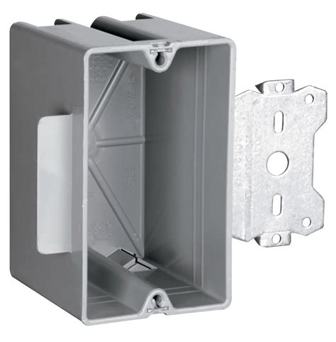 plastic outlet box for metal studs|flush mount box for metal studs.